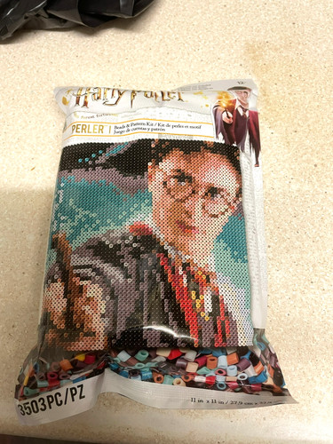 Harry potter themed perler - harry,