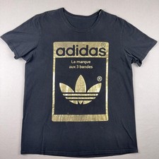 Adidas Shirt Mens Large Black