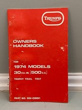 Triumph 1974 Trophy Trail TR5T