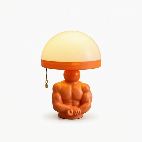 Torso lamp quirky toadstool - lamp,