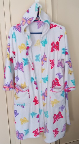 Girls fleece dressing - m&s,