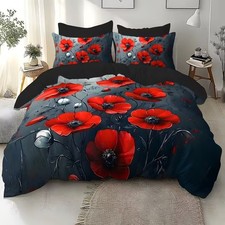 Red Poppy Flowers Temptation