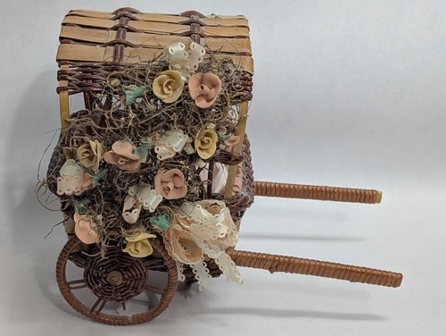 Vintage rustic flowered - vintage,