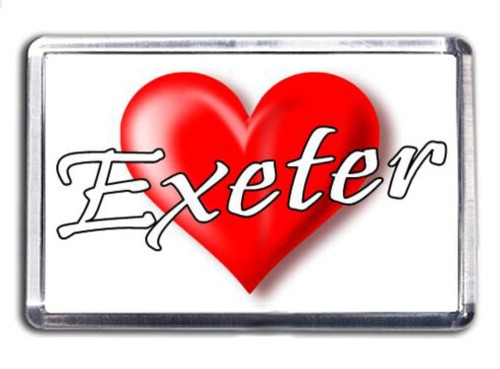 Love exeter fridge magnet - love,