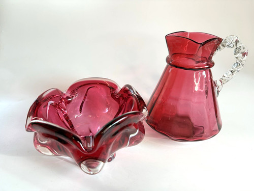 Rare antique cranberry - rare, ruby