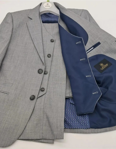 Boys suit silver - suit,