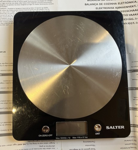 Salter black electric - black, scale