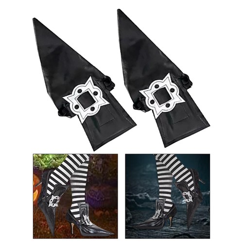 Pointy witch shoe covers - shoe,