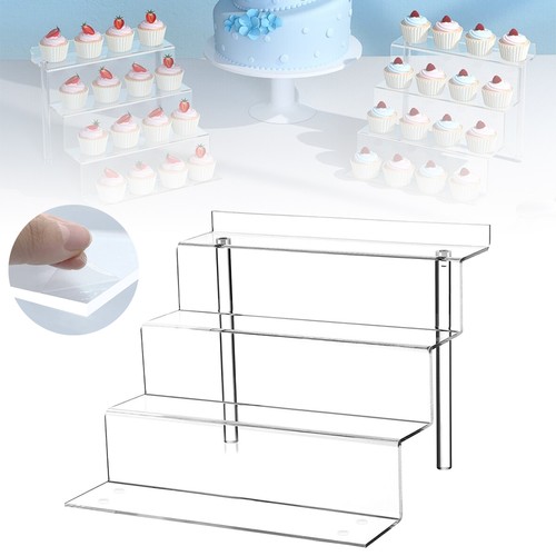 4tier clear acrylic - clear, perspex