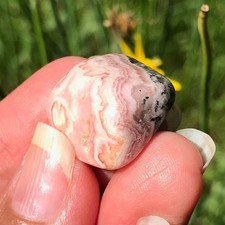 Rhodochrosite Pyrite Cab Cabochon Tumble Crystal Jewellery Making