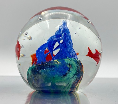 Old paperweight murano style - paperweight,