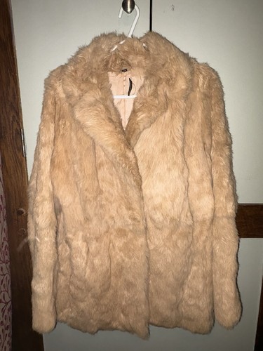Rabbit fur coat - vintage,