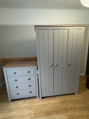 Wardrobe and chest drawers - and,