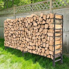 8ft Firewood Rack Holder Heavy
