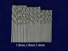 30 pcs metric micro drill bits 1.4mm,1.6mm,1.8mm jewellers,hobby twist drills