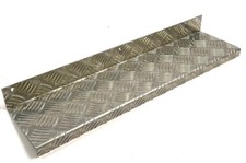 Chequer Plate Aluminium Folded