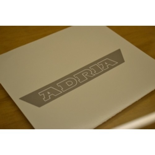 Adria grey rear panel caravan - grey,