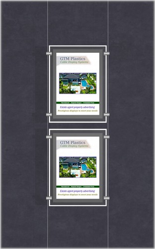 Led estate agent window - window, light