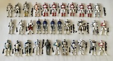 Lot of 33 x Hasbro Star Wars Clone Trooper Action Figures. Many HTF