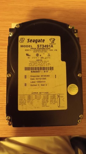 Seagate st3491a 408mb hard - seagate,