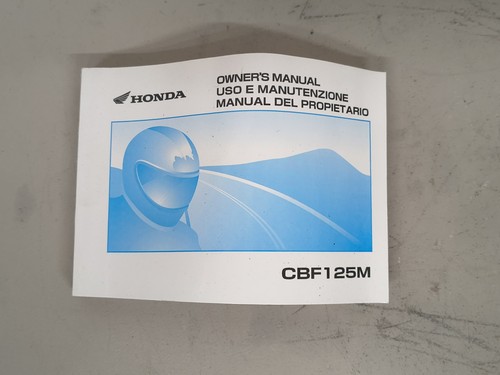 Honda cbf125 owners handbook - honda,