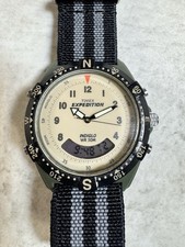 Timex Expedition Combo (Ana-Digi) Indiglo Men’s Watch. New Battery And NATO.