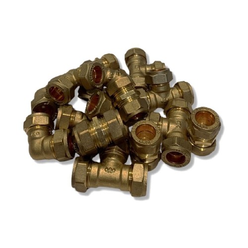 15mm brass compression - 15,