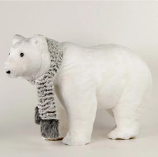 Faux Fur Polar Bear Christmas