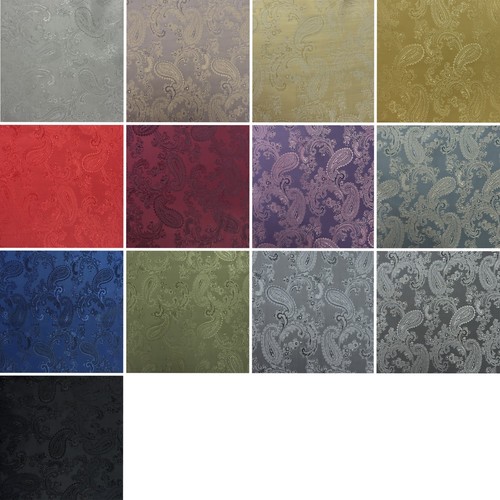 Paisley jacquard polyester - jacquard,
