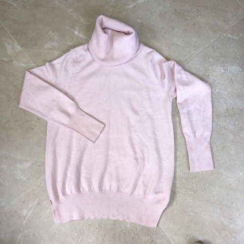 Pale pink roll neck - pink,