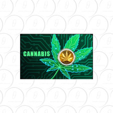 1/1000 oz Gold Cannabis Coin – Republic of Liberia | .9999 Fine Gold