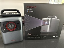 Nebula Cosmos Laser Smart Projector 4K by Anker 2400 ISO Lumens!! EXCELLENT
