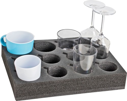 Foam cupboard tidy glass - cupboard,