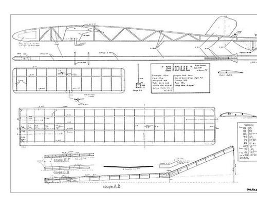 Bidul towline glider ws rc - towline, 60"