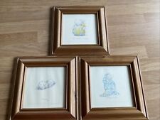3x Humphrey’s Corner Framed Prints Nursery Elephant Children’s Room