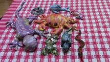 sand animals bundle 8 frog, snake, lizard, dinosaur, crab, seahorse, shark lot 4
