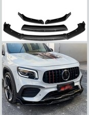 Mercedes Benz AMG GLB35 2019-2022 Front Bumper Lip Spoiler Plate Strip ABS Kit