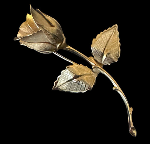 Vintage giovanni rose brooch - vintage,