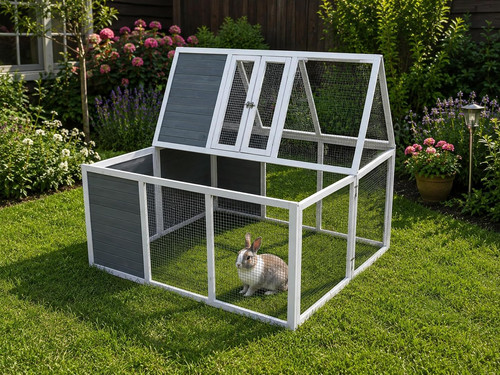 Fully folding sheltered rabbit - fully,
