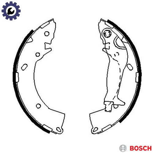 Brake shoe set - shoe, 487