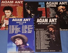 Adam Ant 5x Gig Flyers: Kings