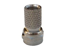 Connector screw on plug - f,