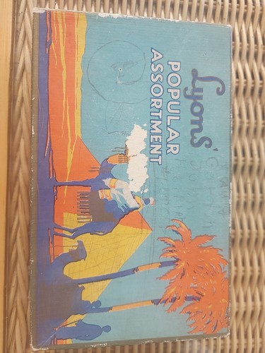 Vintage lyons tea box - vintage,