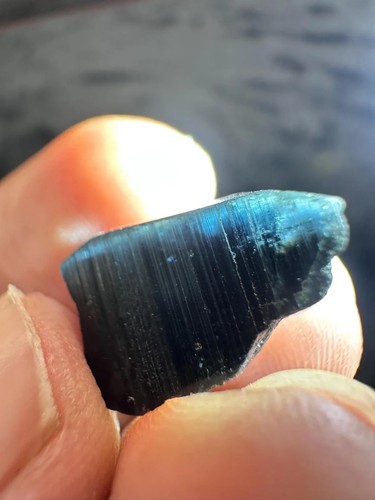 Natural blue cap tourmaline - natural,