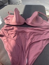 Miss Mandalay Bikini Bottoms XL. Rosewood