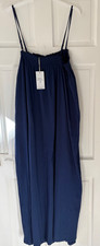 NEXT  BLUE MAXI STRAPPY DRESS