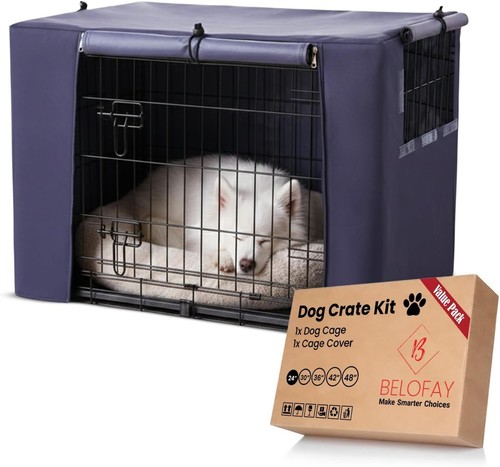 Belofay dog cage crate heavy - belofay,