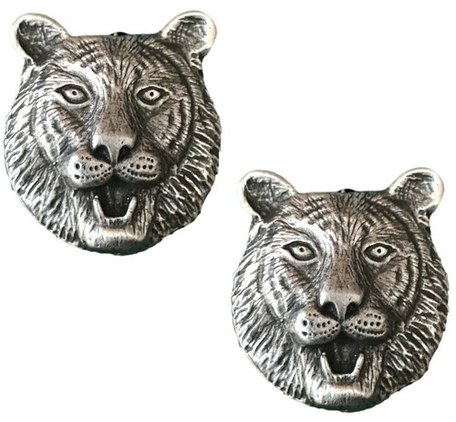Tiger head handcrafted - 2,