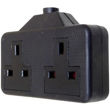 13A Trailing Socket 2 Gang