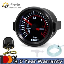 52mm Universal LED Turbo Boost Meter PSI Pressure Gauge Digital Display Pointer